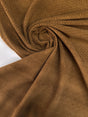 Italian Brown Geometric Cotton Jacquard Fabric