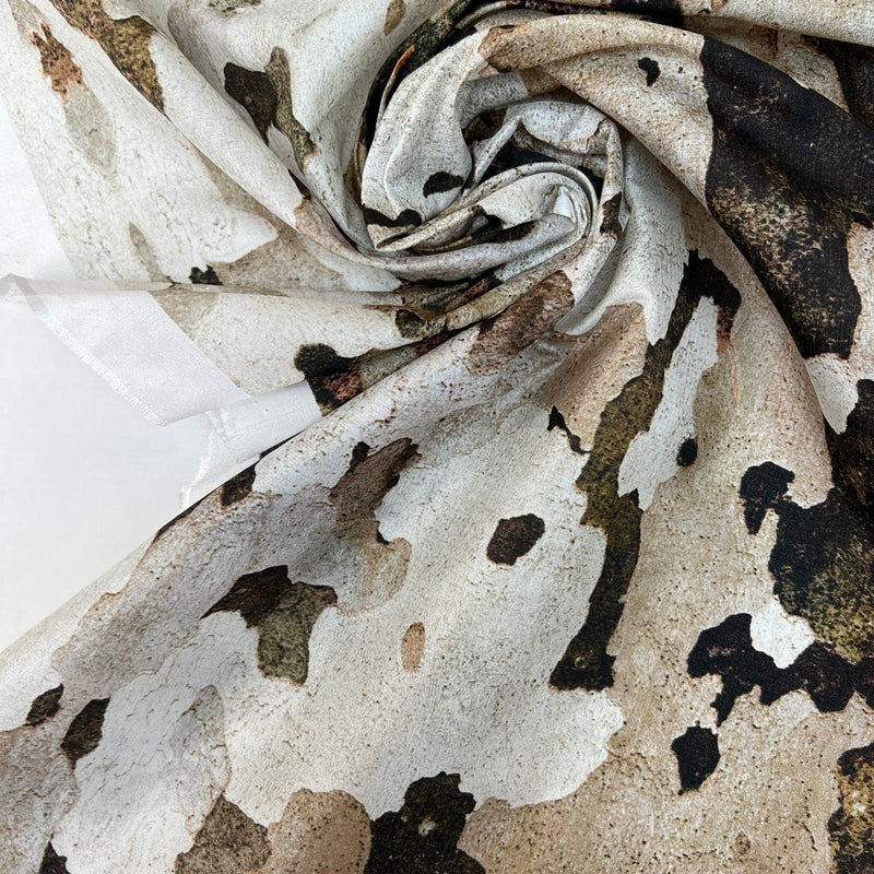 Printed Polyester Brown Beige