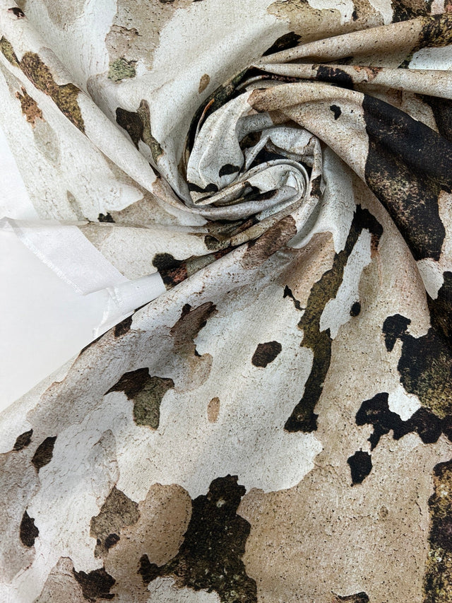 Printed Polyester Brown Beige
