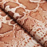 Snake Skin Polyester Spandex Fabric - Assorted Colors, Animal Snake Print, 58/60" Width (1 Yard)