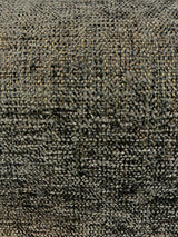 Waverly Ashville Smoke Soft Chenille Fabric - Smoke Gray With Antique Gold, 58" Width (1 Yard)