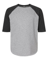 Youth Baseball Fine Jersey Three-Quarter Sleeve Tee