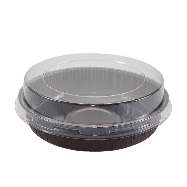 Novacart Clear Round Plastic Lid for Baking Mold OP180/35, Pack of 12
