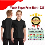 Pro Club Youth Pique Polo Shirt