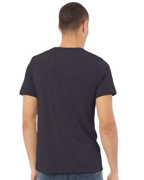 BELLA + CANVAS Triblend Crewneck Short Sleeve Tee in Brown