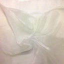 1 Yarda de Tela Organza Transparente con Brillo Cristalino 60 Pulgadas de Ancho para Vestidos y Decoración 100% Poliéster