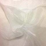 1 Yard Sheer Organza Fabric Crystal Sparkle 60 Inch Width for Dresses & Decor 100% Polyester