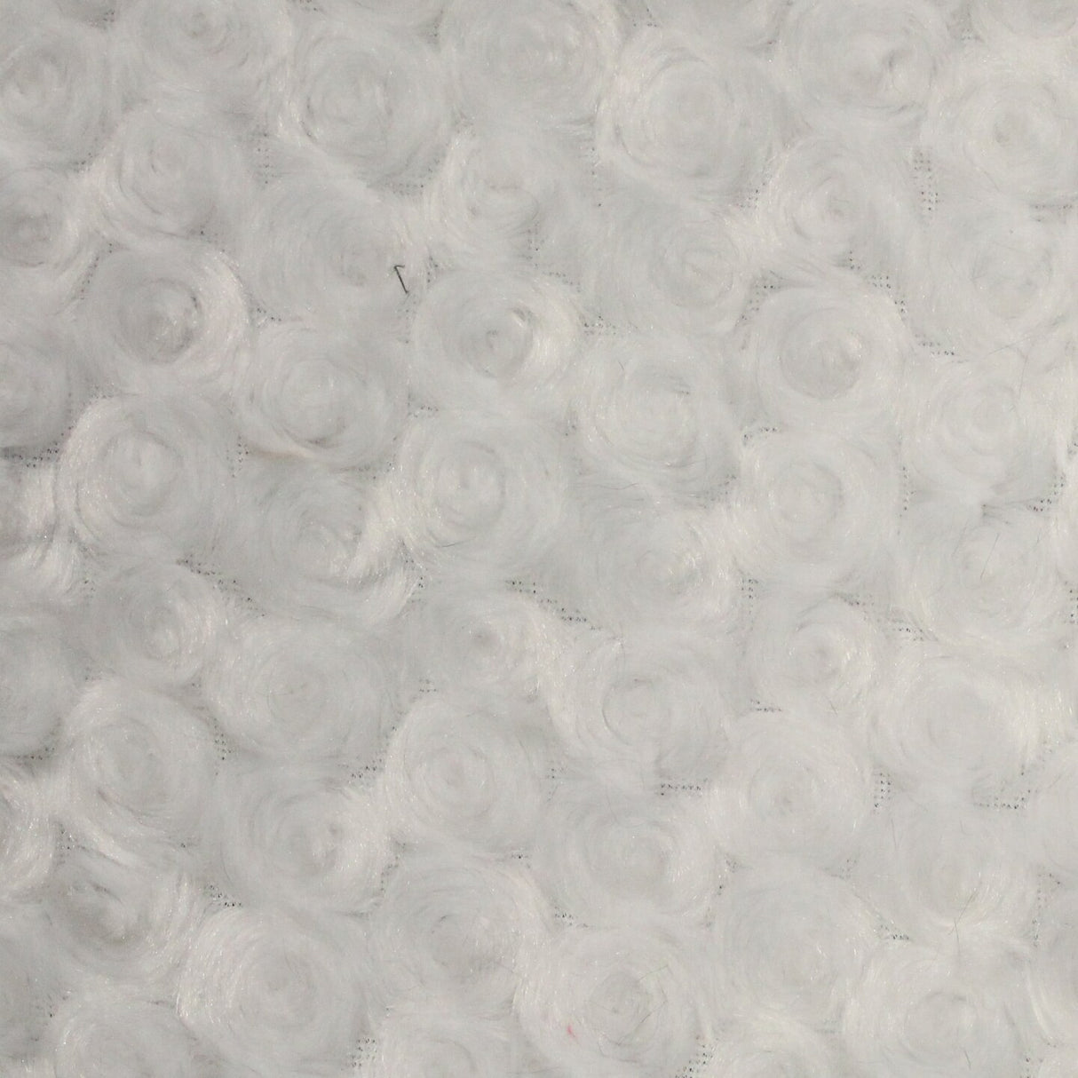 1 Yard Rosebud Minky Fabric 100% Polyester Plush Textured Soft Material for Blankets 60 Inch Width