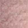 1 Yard Rosebud Minky Fabric 100% Polyester Plush Textured Soft Material for Blankets 60 Inch Width
