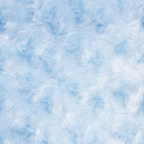 1 Yard Rosebud Minky Fabric 100% Polyester Plush Textured Soft Material for Blankets 60 Inch Width