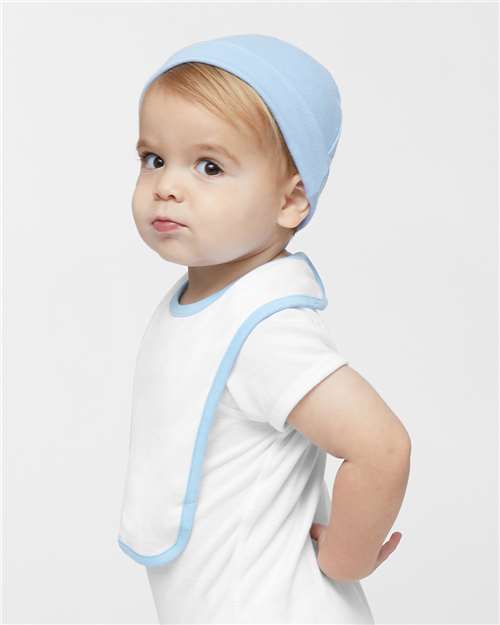 Infant Contrast Trim Premium Jersey Bib