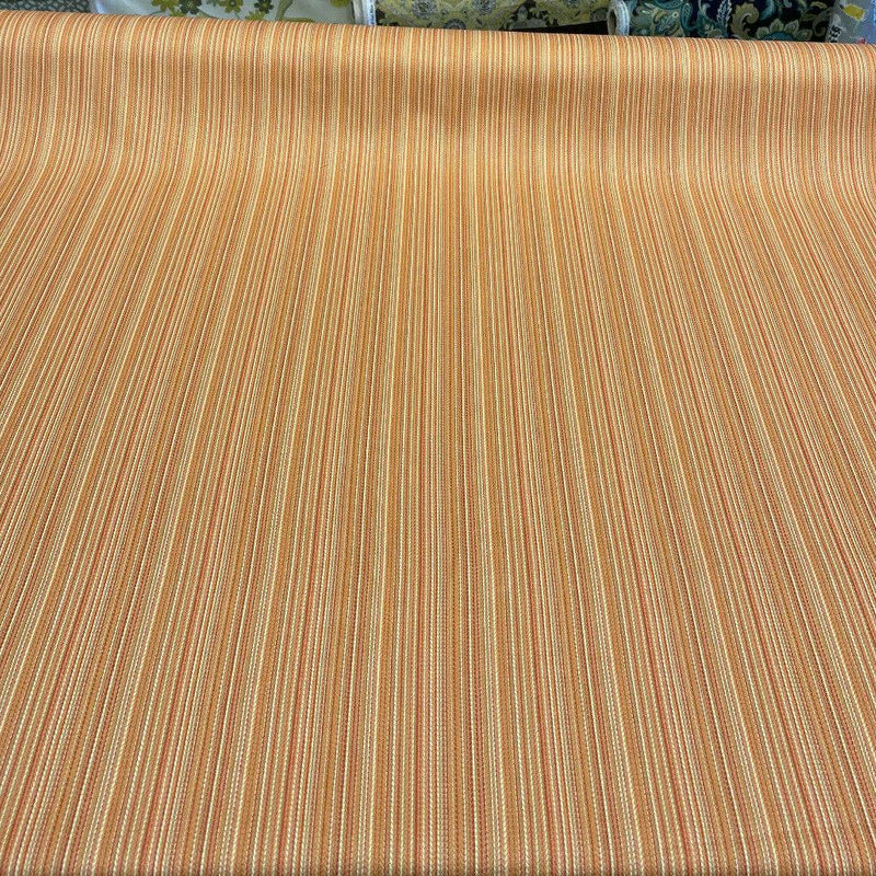 Cozy Up Stripe Cotton Fabric - Persimmon Stripe, 54" Width (1 Yard)