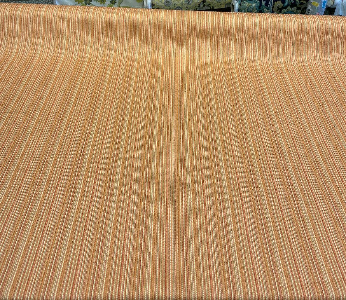 Cozy Up Stripe Cotton Fabric - Persimmon Stripe, 54" Width (1 Yard)