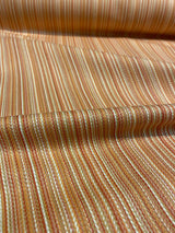 Cozy Up Stripe Cotton Fabric - Persimmon Stripe, 54" Width (1 Yard)