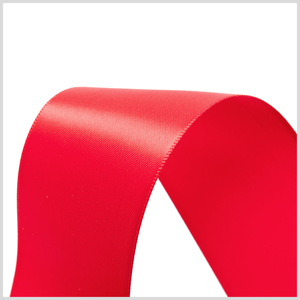 1.5" Red Double Face Satin Ribbon