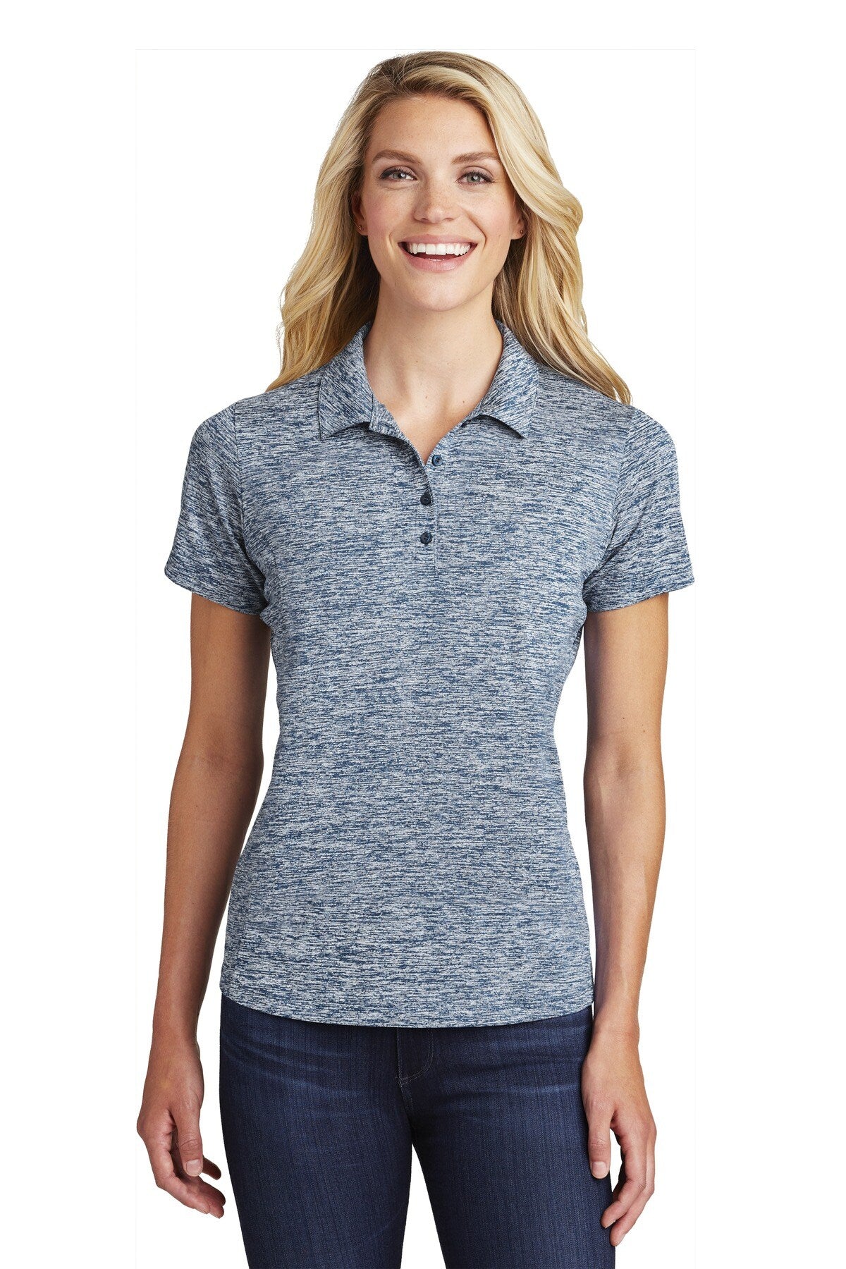 Sport-Tek® PosiCharge Electric Heather Polo Shirt