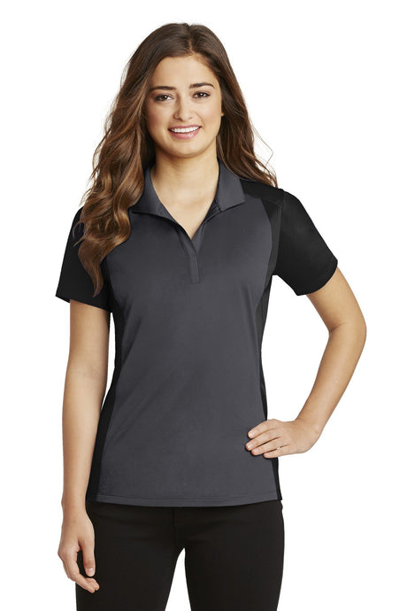 Sport-Tek® Women's Colorblock Micropique Sport-Wick Polo Stylish Moisture Wicking