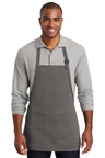 Port Authority® Medium-Length Two-Pocket Bib Apron
