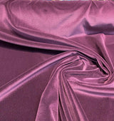 Marvel Velour 100 Percent Cotton Velvet Fabric - Eggplant Purple, Napped, 54" Width (1 Yard)