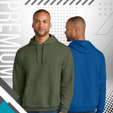 Jerzees® Ultimate Unisex CVC Ring Spun Long Sleeve Hooded Sweatshirt