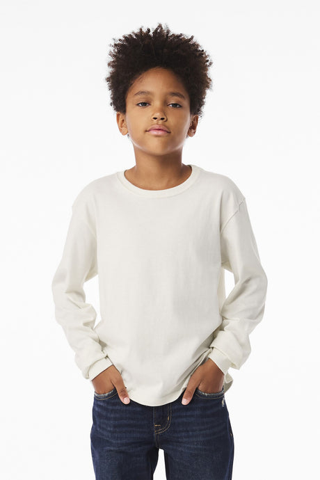 BELLA+CANVAS® Youth 6-Ounce Heavyweight Long Sleeve Tee