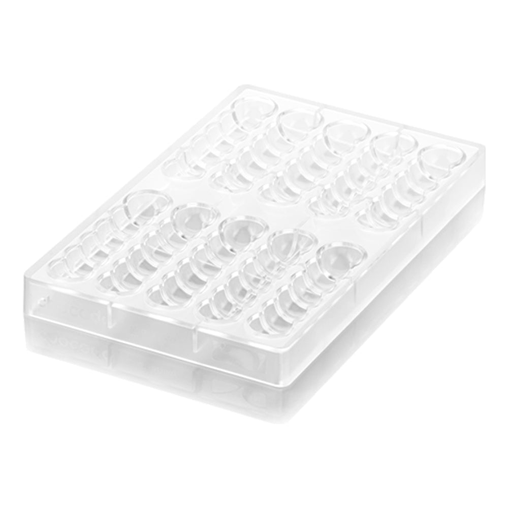 Silikomart Tritan Chocolate Mold, BOLLA-B Bar, 10 Cavities