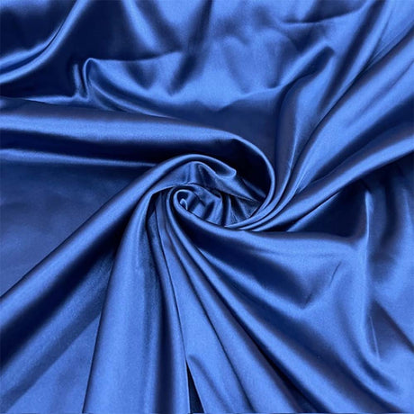 1 Yard Premium 250 GSM Bridal Stretch Satin Fabric Glossy Soft Material for Gowns 60 Inch Width 100% Polyester