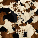 1 Yard Brown 460 GSM Cow Velboa Faux Fur Fabric 58/60 Inch Width for Costumes & Decor 100 % Polyester
