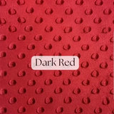 1 Yard Ultra Soft Minky Dot Fleece Plush Fabric 100 Percent Polyester for Crafts 60 Inch Width