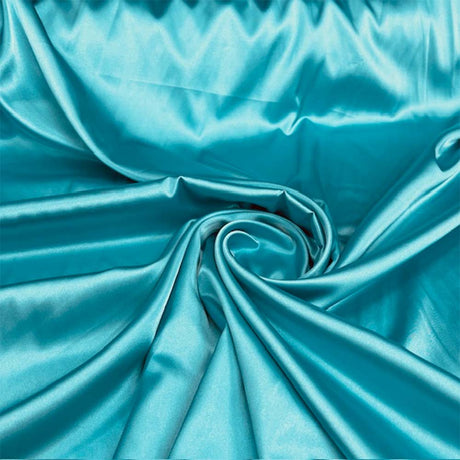 1 Yard Premium 250 GSM Bridal Stretch Satin Fabric Glossy Soft Material for Gowns 60 Inch Width 100% Polyester