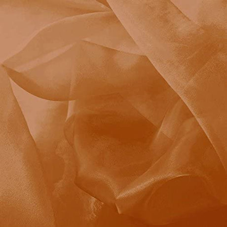 1 Yard Sheer Organza Fabric Crystal Sparkle 60 Inch Width for Dresses & Decor 100% Polyester