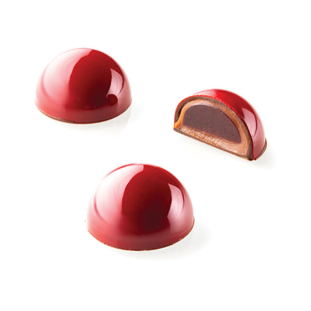 Silikomart "Kit Semifrera 01" Tritan and Silicone Chocolate Mold, 24 Cavities