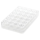 Silikomart "Kit Semifrera 01" Tritan and Silicone Chocolate Mold, 24 Cavities