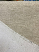 Barcelona Ivory Cream Soft Chenille Upholstery Fabric - Ivory Cream Solid, 56" Width (1 Yard)