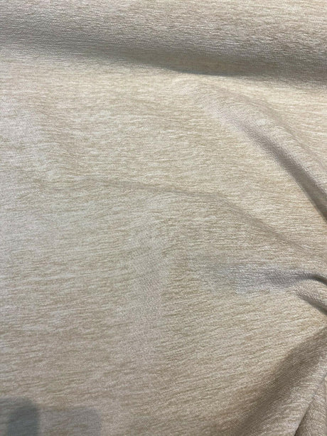 Barcelona Ivory Cream Soft Chenille Upholstery Fabric - Ivory Cream Solid, 56" Width (1 Yard)