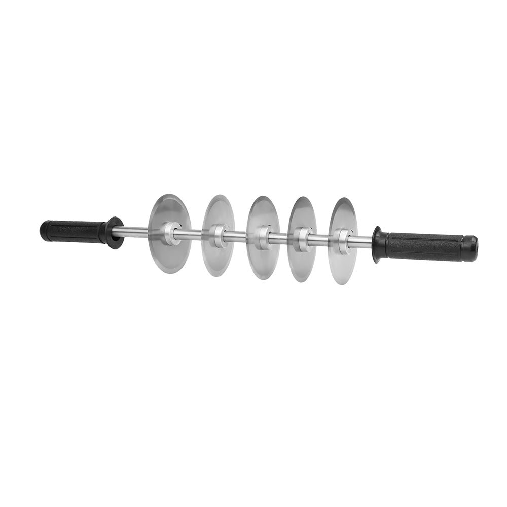 O'Creme Stainless Steel Dough Cutter with Five 5-1/2" Blades, 24" Rod