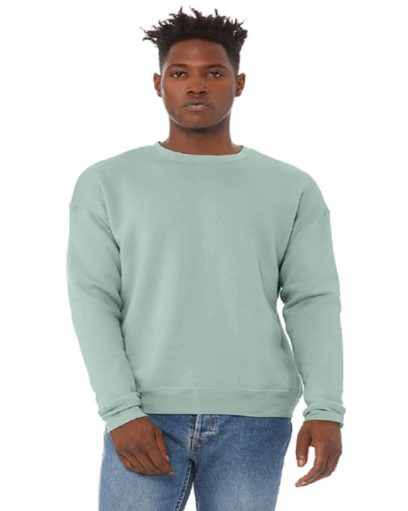 Bella Canvas 3945 Sweatshirt Fabric - Dusty Blue, Crewneck Pullover, Sponge Fleece (1 Unit)