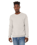 Bella Canvas 3945 Poly-Cotton Fleece Fabric - HTR Dust, Crewneck Sweatshirt, Unisex, 52% Cotton 48% Polyester (1 Unit)