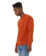 Bella Canvas 3945 Cotton Polyester Sweatshirt Fabric - Brick, Unisex Pullover Crewneck, Super-Soft Fleece (1 Unit)