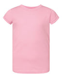 Rabbit Skins Toddler Girls Fine Jersey Tee