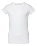 Rabbit Skins Toddler Girls Fine Jersey Tee