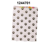 Paw Print Paper Shopping Bags 8 1/2" x 11"
