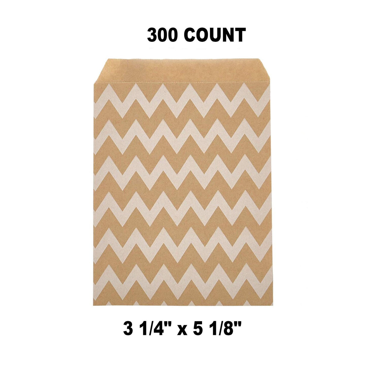 Compact White Paper Merchandise Bags 3 1/4" x 5 1/8"