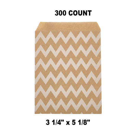 Compact White Paper Merchandise Bags 3 1/4" x 5 1/8"