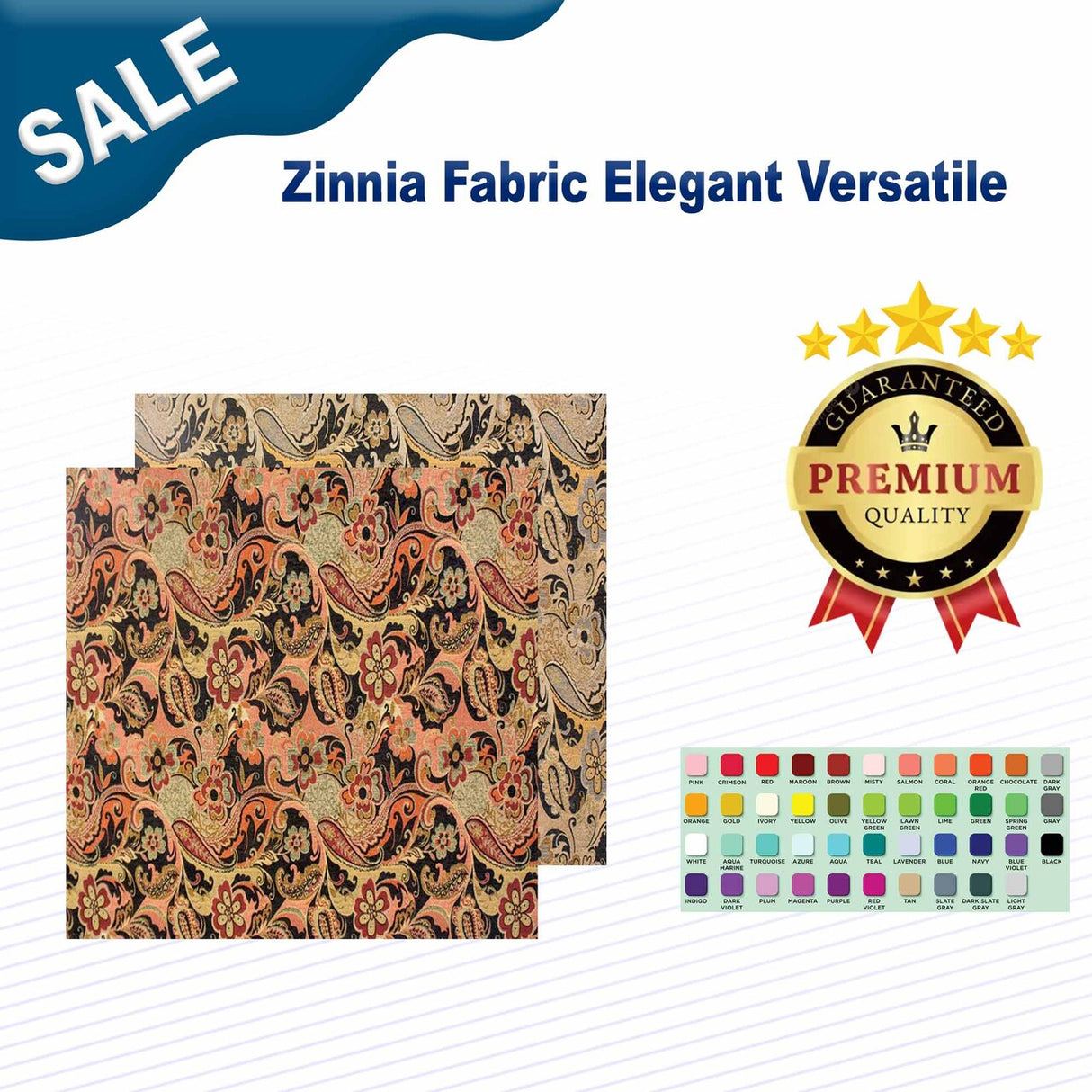 Zinnia Fabric Elegant & Versatile