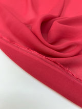 Viscose Crepe Fabric Red Shade Stretch