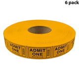 Admission Tickets Roll Multi-colors | Special Offers Your Shopping Experience | 1 Pack 2000 Tickets in a Roll