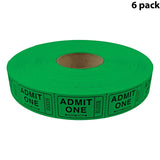 Admission Tickets Roll Multi-colors | Special Offers Your Shopping Experience | 1 Pack 2000 Tickets in a Roll