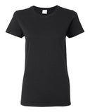 Camiseta con cuello redondo de algodón grueso para mujer Gildan – Camisa suave