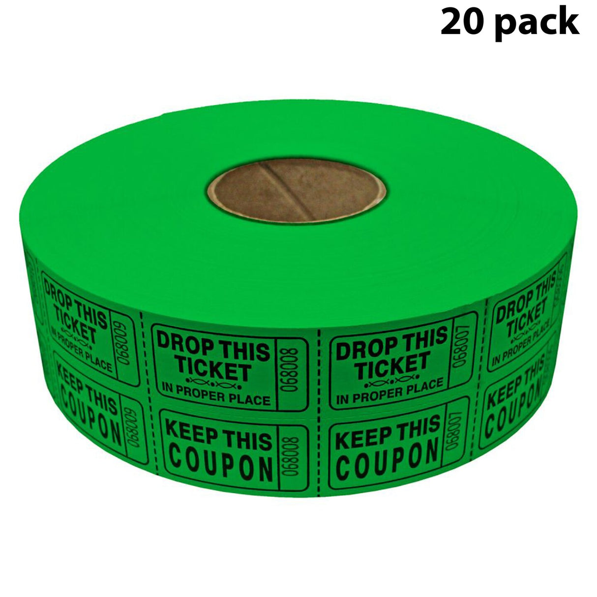 Double Roll Coupon Tickets Multi-colors | Special offers your shopping experience